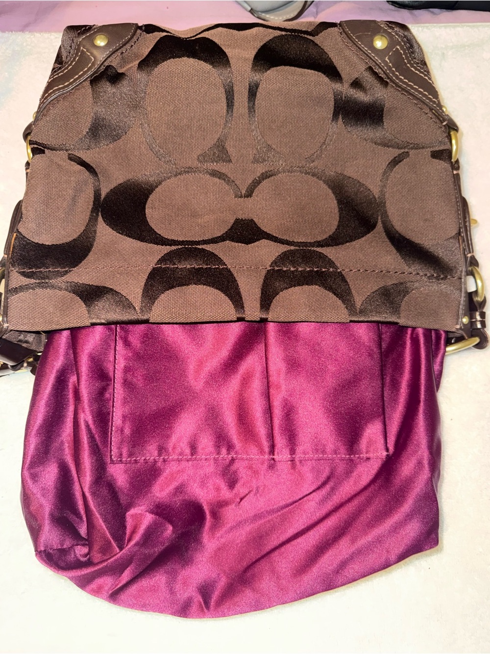 Coach brown Carly hobo bag - Picture 8 of 14